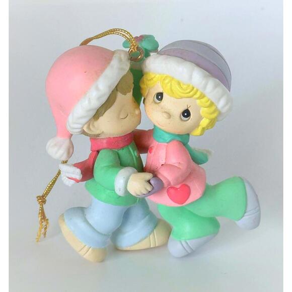 Precious Moments Other - Precious Moments Christmas Ornament - Winter Love Couples Figurine
